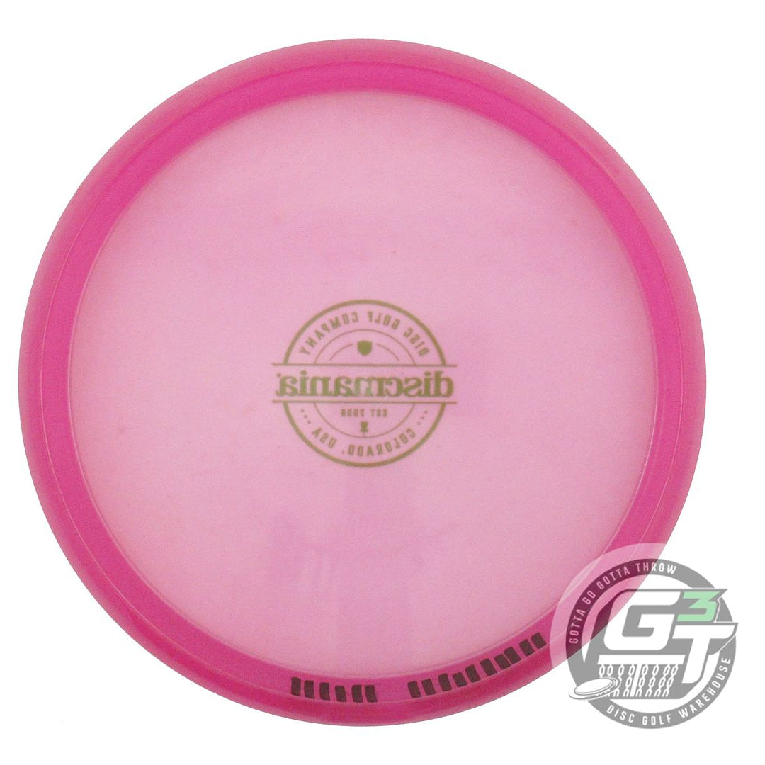 USED DiscMania Color Glow C-Line MD1 177g Pink Lime Stamp Midrange Golf Disc