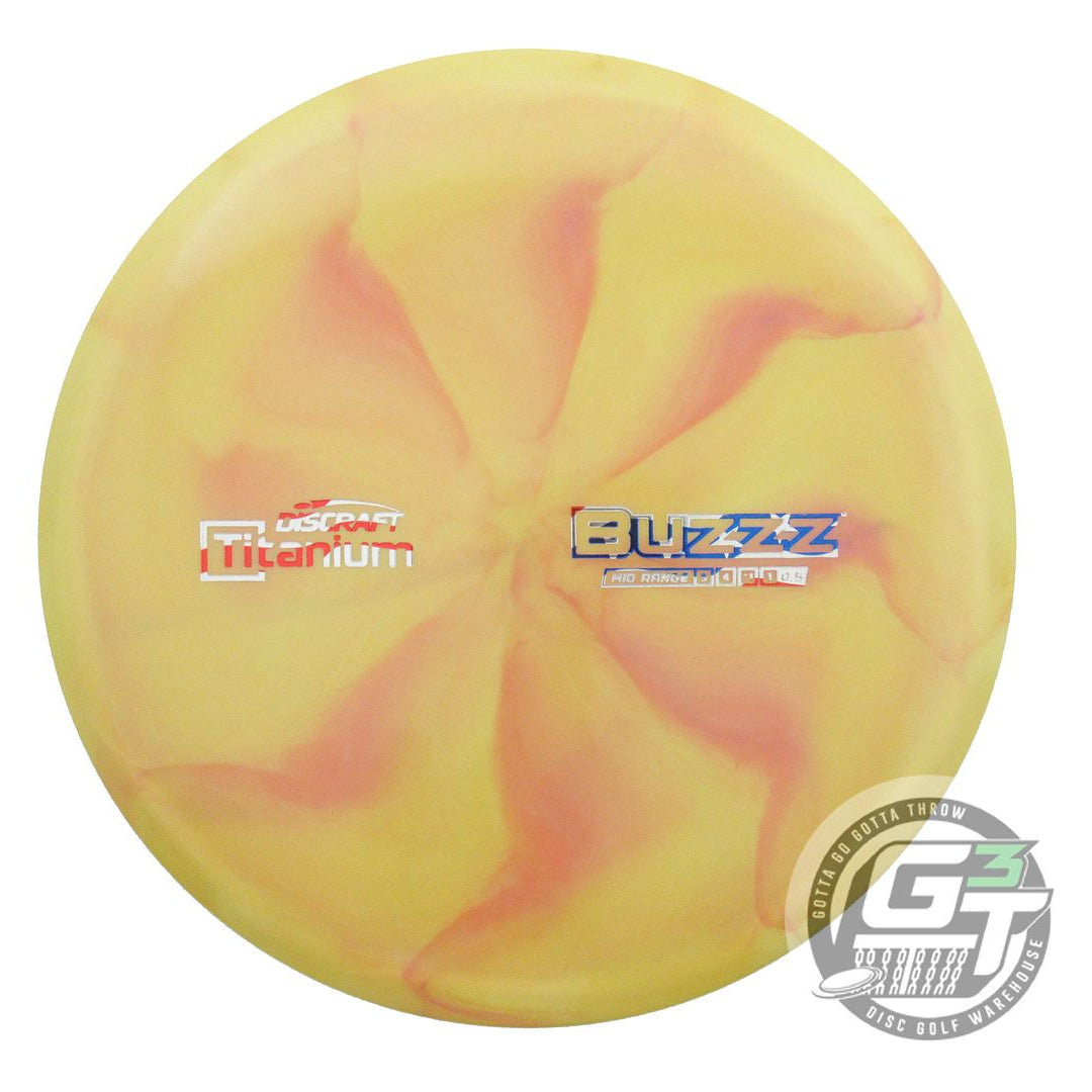 Discraft Titanium Buzzz Midrange Golf Disc (Individually Listed)
