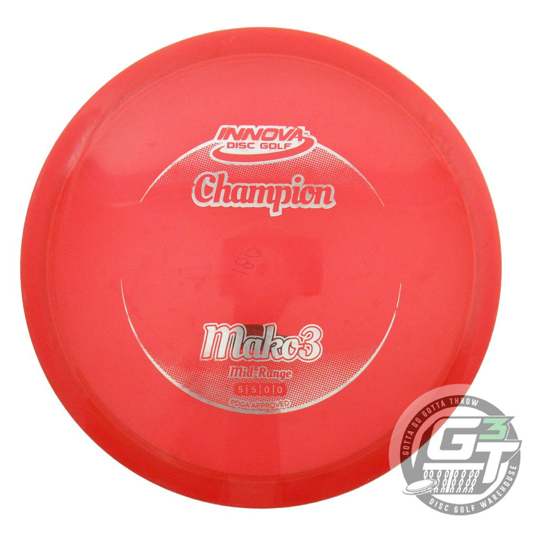 USED Innova Champion Mako3 180g Red Silver Foil Midrange Golf Disc