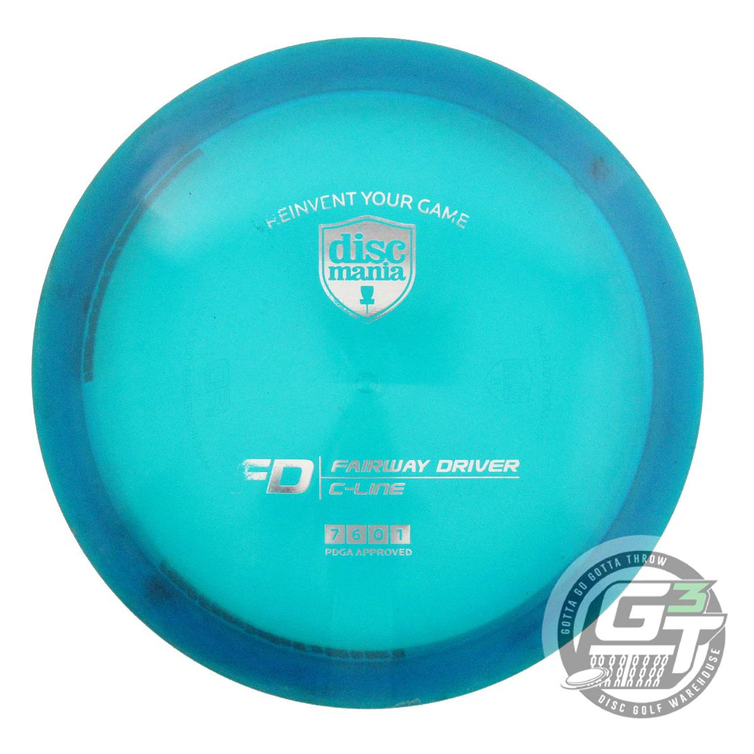 USED DiscMania C-Line FD 175g Blue Silver Foil Fairway Driver Golf Disc