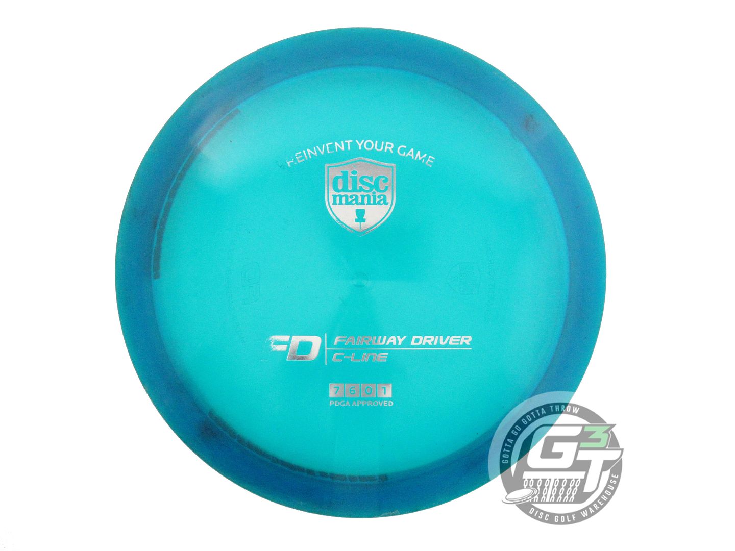 USED DiscMania C-Line FD 175g Blue Silver Foil Fairway Driver Golf Disc