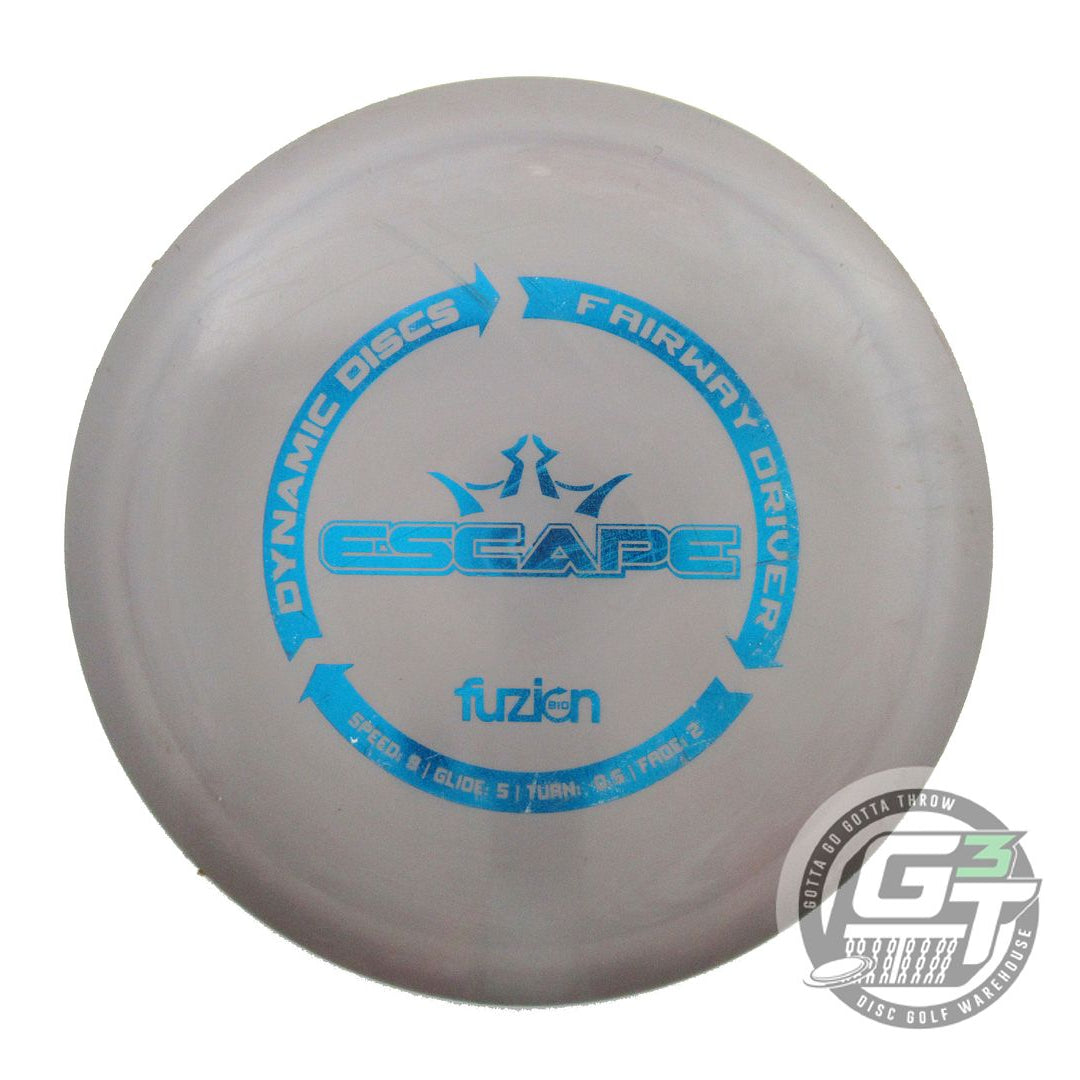 USED Dynamic Discs BioFuzion Escape 175g Gray Blue Foil Fairway Driver Golf Disc