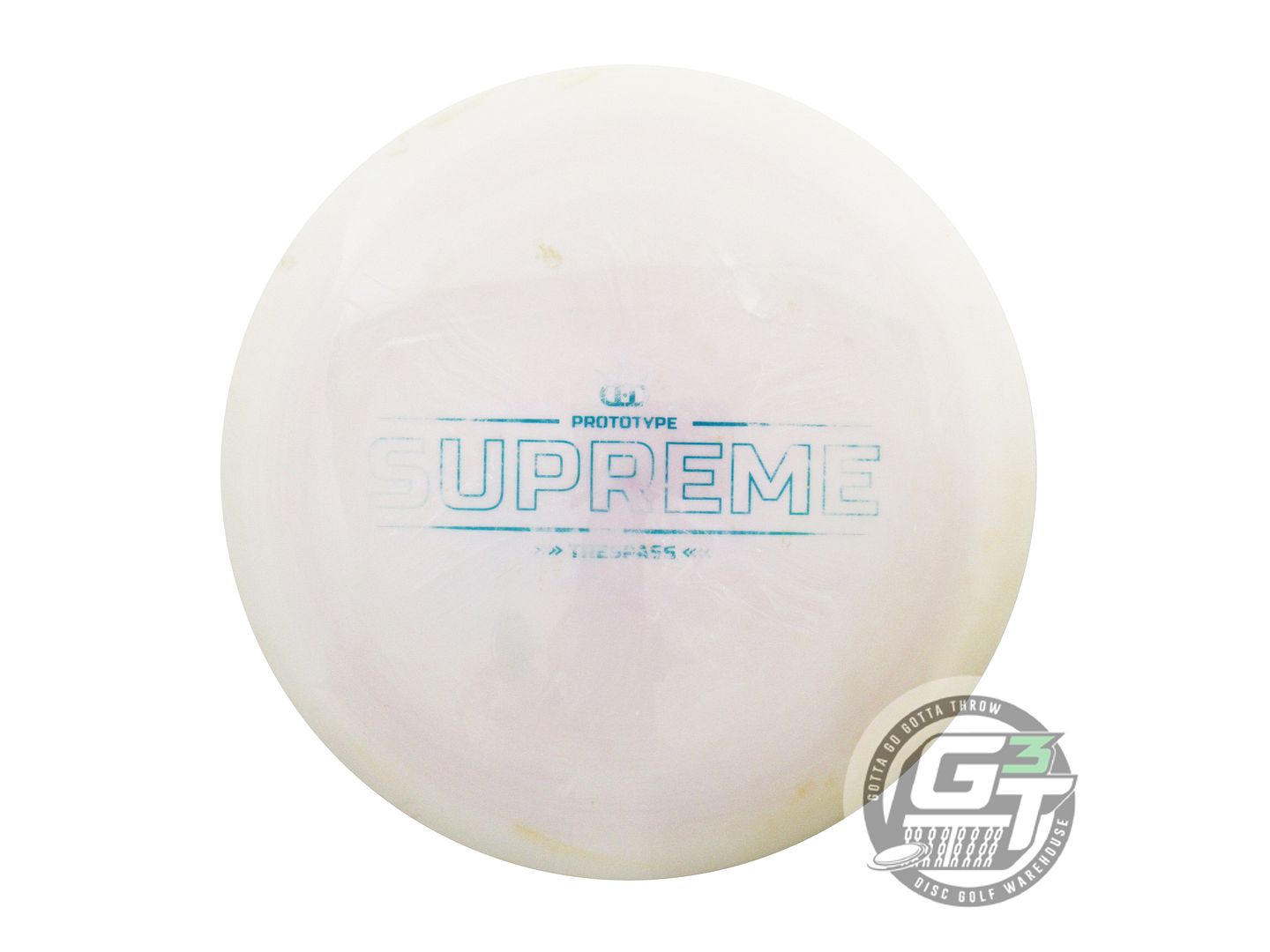 USED Dynamic Discs PROTOTYPE Supreme Trespass 171g White Distance Driver Disc