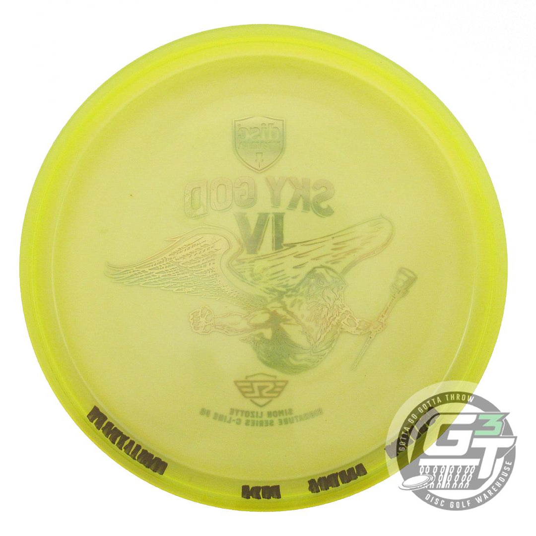 USED DiscMania SKY GOD 4 C-Line P2 174g Yellow Rainbow Foil Putter Golf Disc