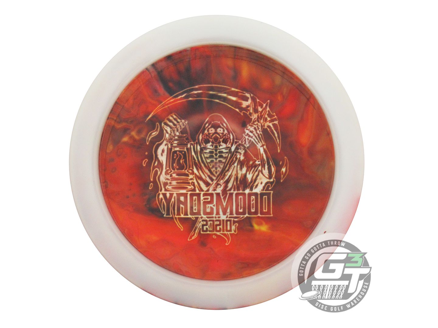 USED Doomsday Discs Isolation Dystopia 175g White HOME DYED Driver Disc