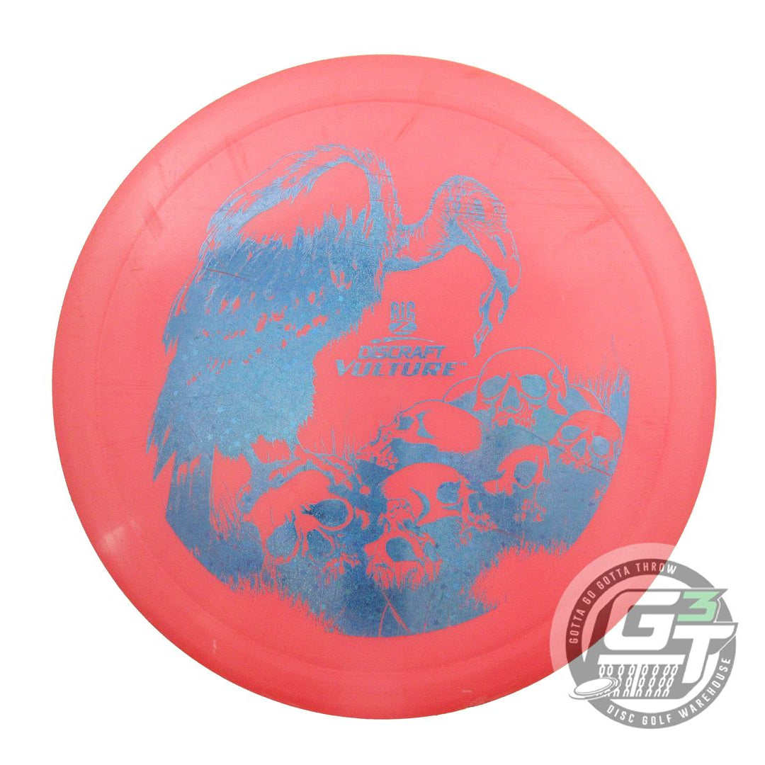 USED Discraft Big Z Vulture 174g Pink Blue Star Foil Distance Driver Golf Disc