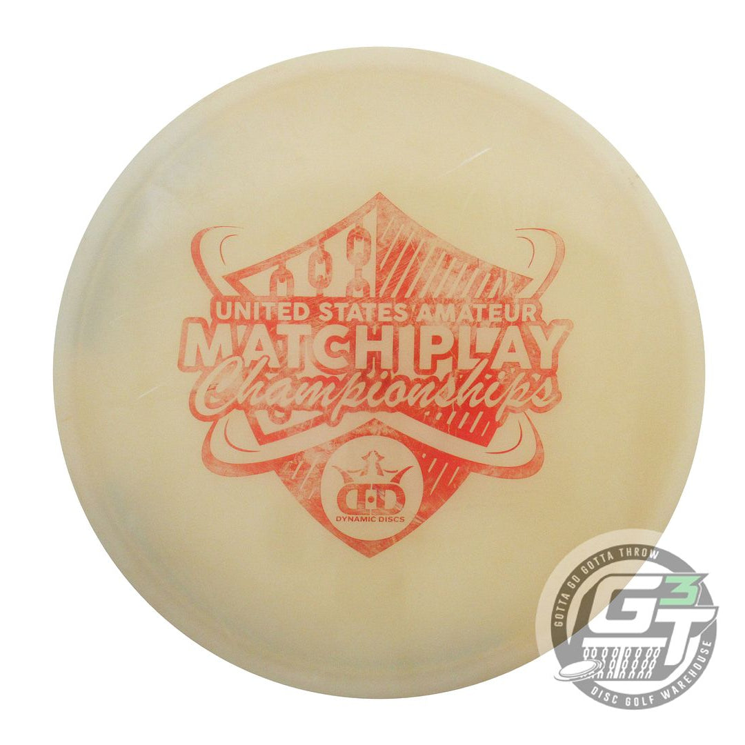 USED Dynamic Discs Lucid EMAC Judge 175g Cream Red Foil Putter Golf Disc