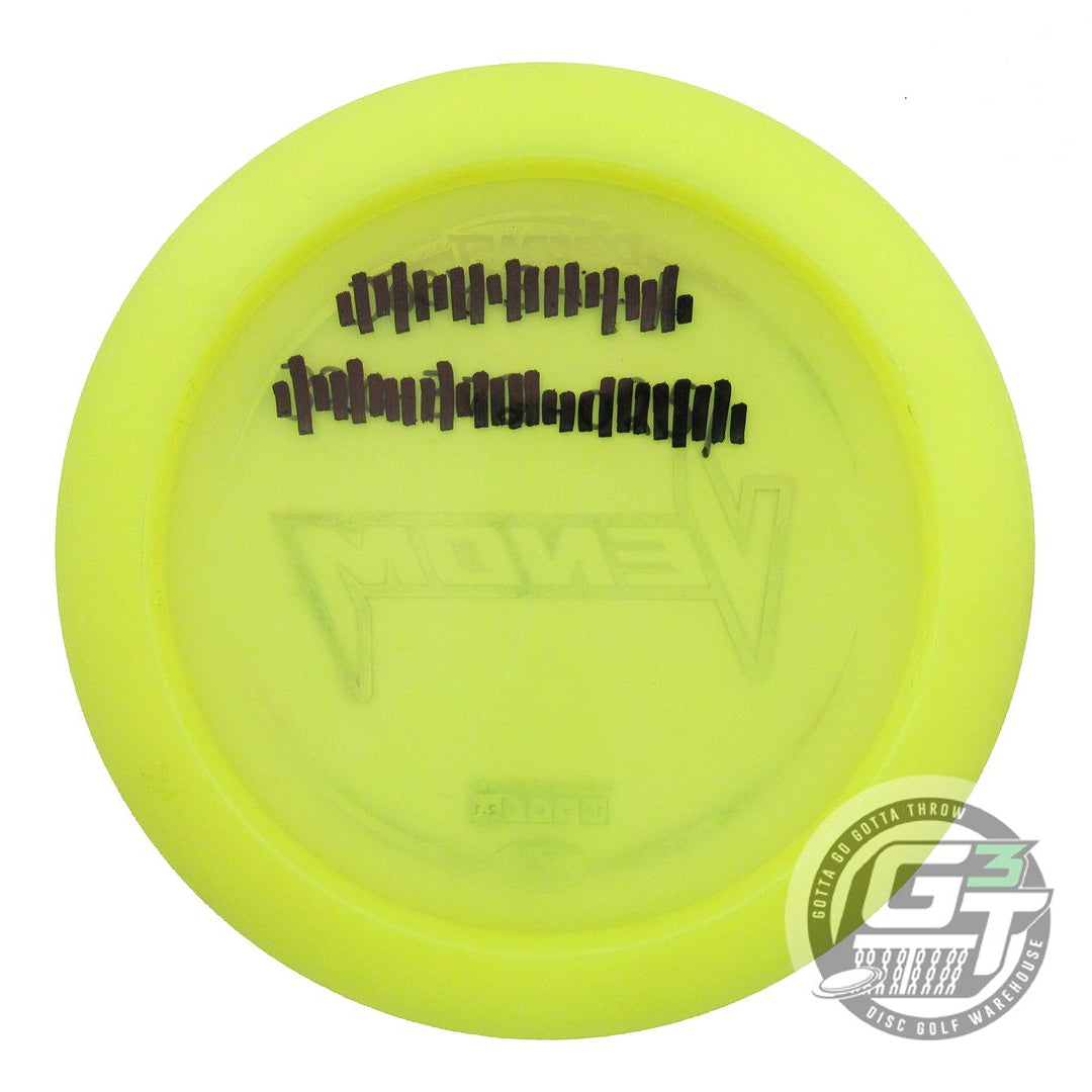 USED Discraft Z Lite Venom 156g Yellow Stripe Foil Distance Driver Golf Disc