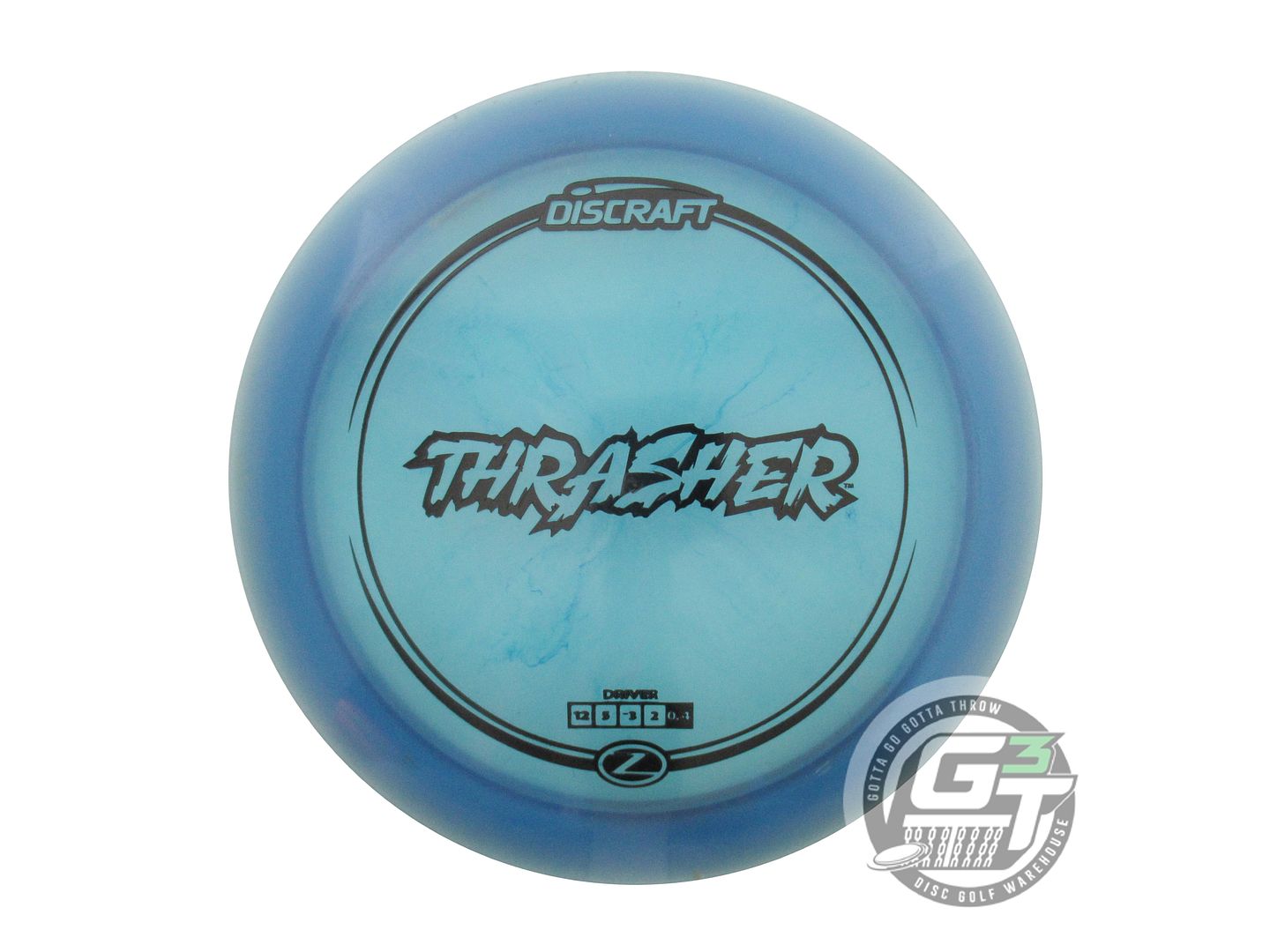 USED Discraft Z Thrasher 169g Blue Black Stamp Distance Driver Golf Disc