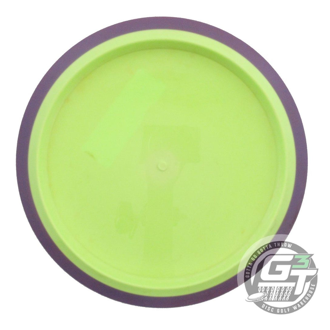 USED Axiom Discs Neutron Virus 175g Yellow Purple Rim Distance Driver Golf Disc