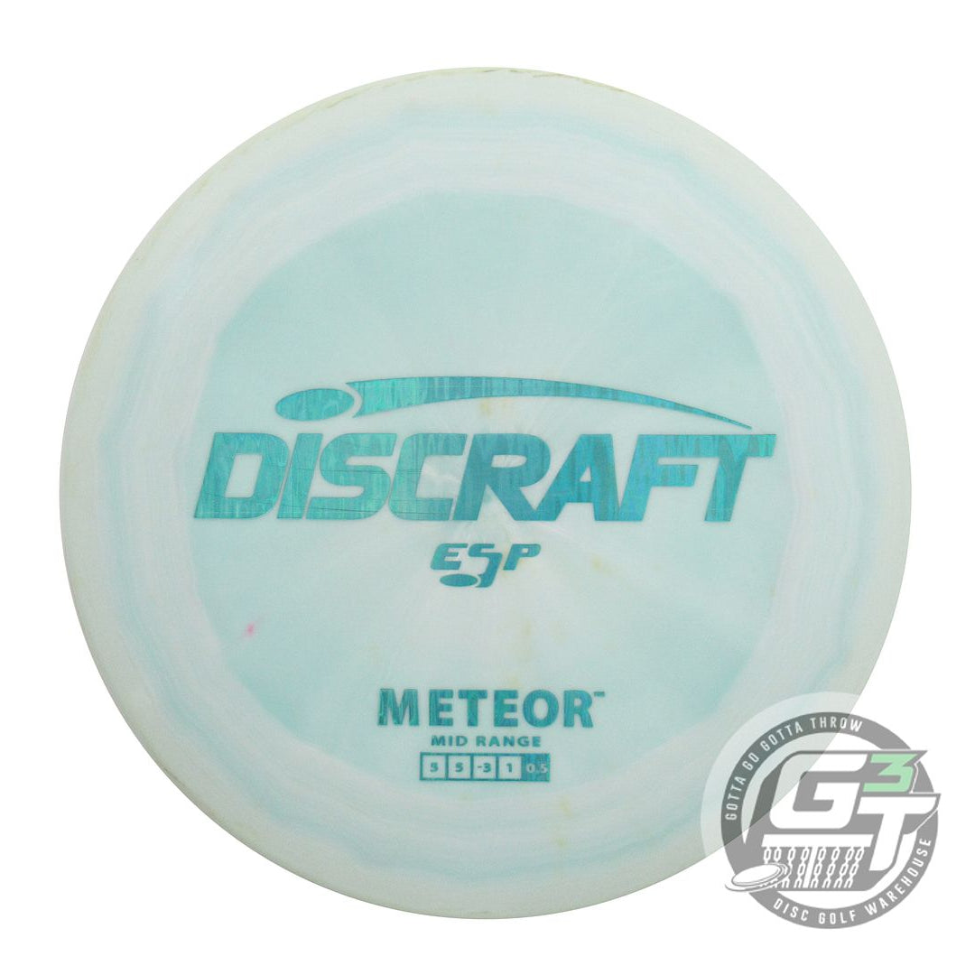 USED Discraft ESP Meteor 180g Seafoam Teal Foil Midrange Golf Disc