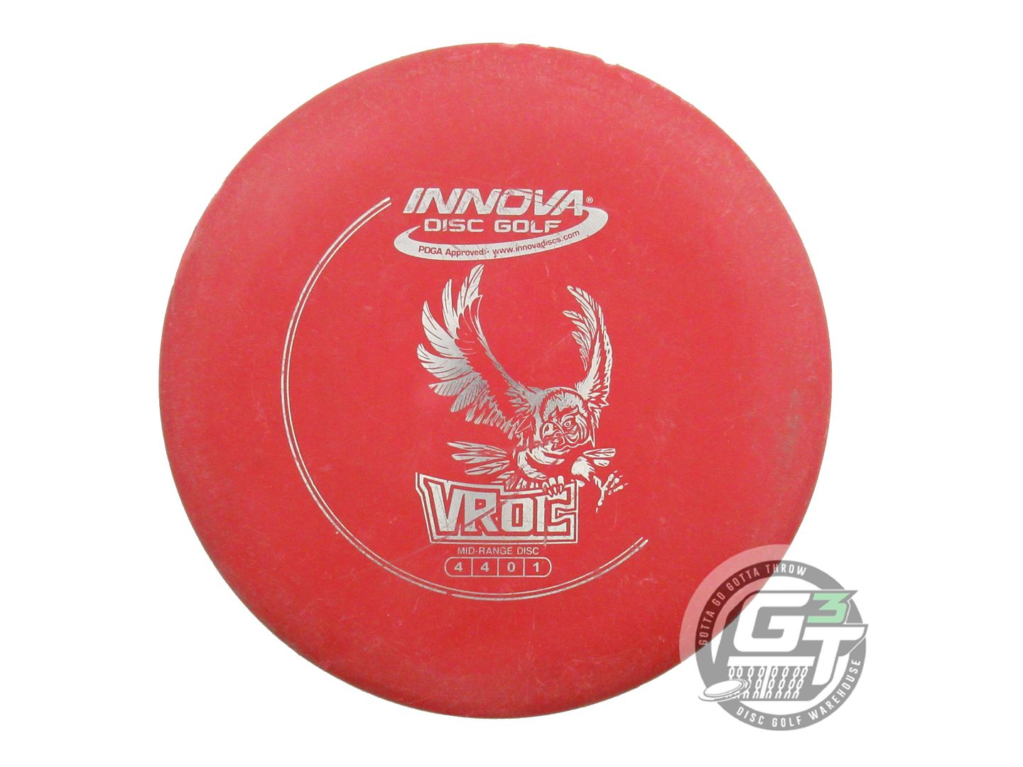USED Innova DX VRoc 180g Red Silver Foil Midrange Golf Disc