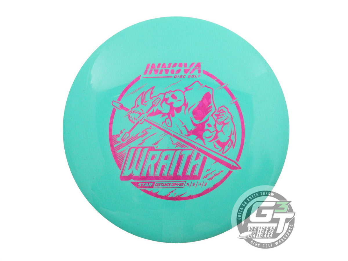 USED Innova Star Wraith 168g Seafoam Magenta Shatter Foil Distance Driver Disc