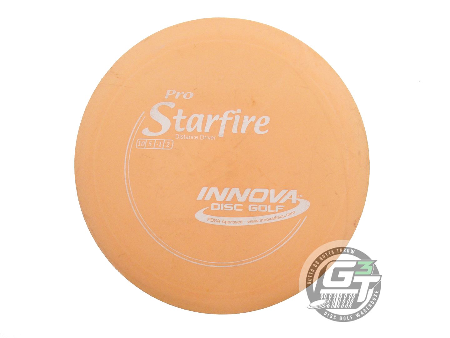 USED Innova Pro Starfire 175g Peach White Stamp Distance Driver Golf Disc