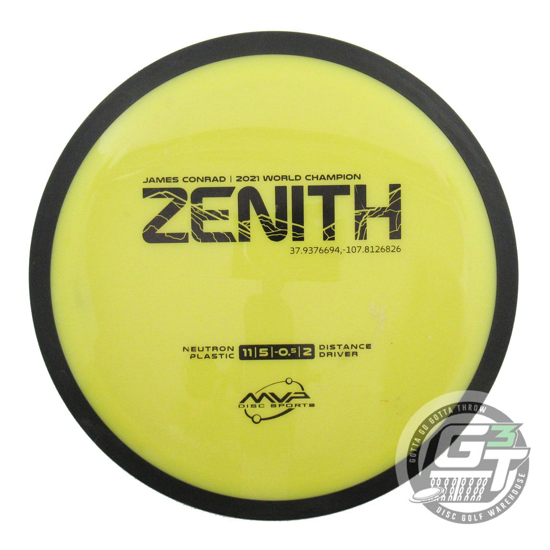 USED MVP Disc Sports Neutron Zenith 172g Yellow Fairway Driver Golf Disc