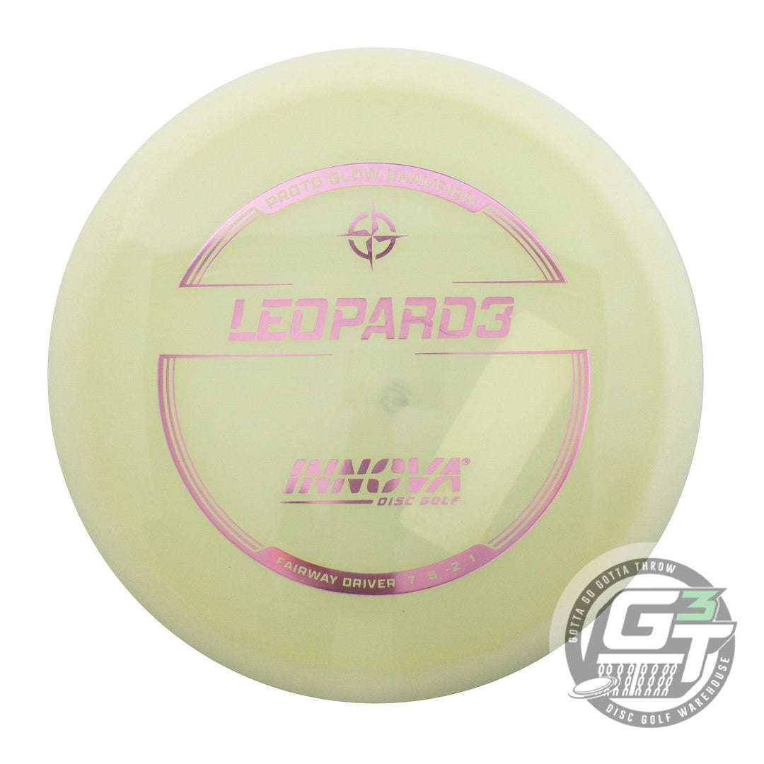 Innova Proto Glow Champion Leopard3 Fairway Driver Golf Disc (Individually Listed) - Gotta Go Gotta Throw
