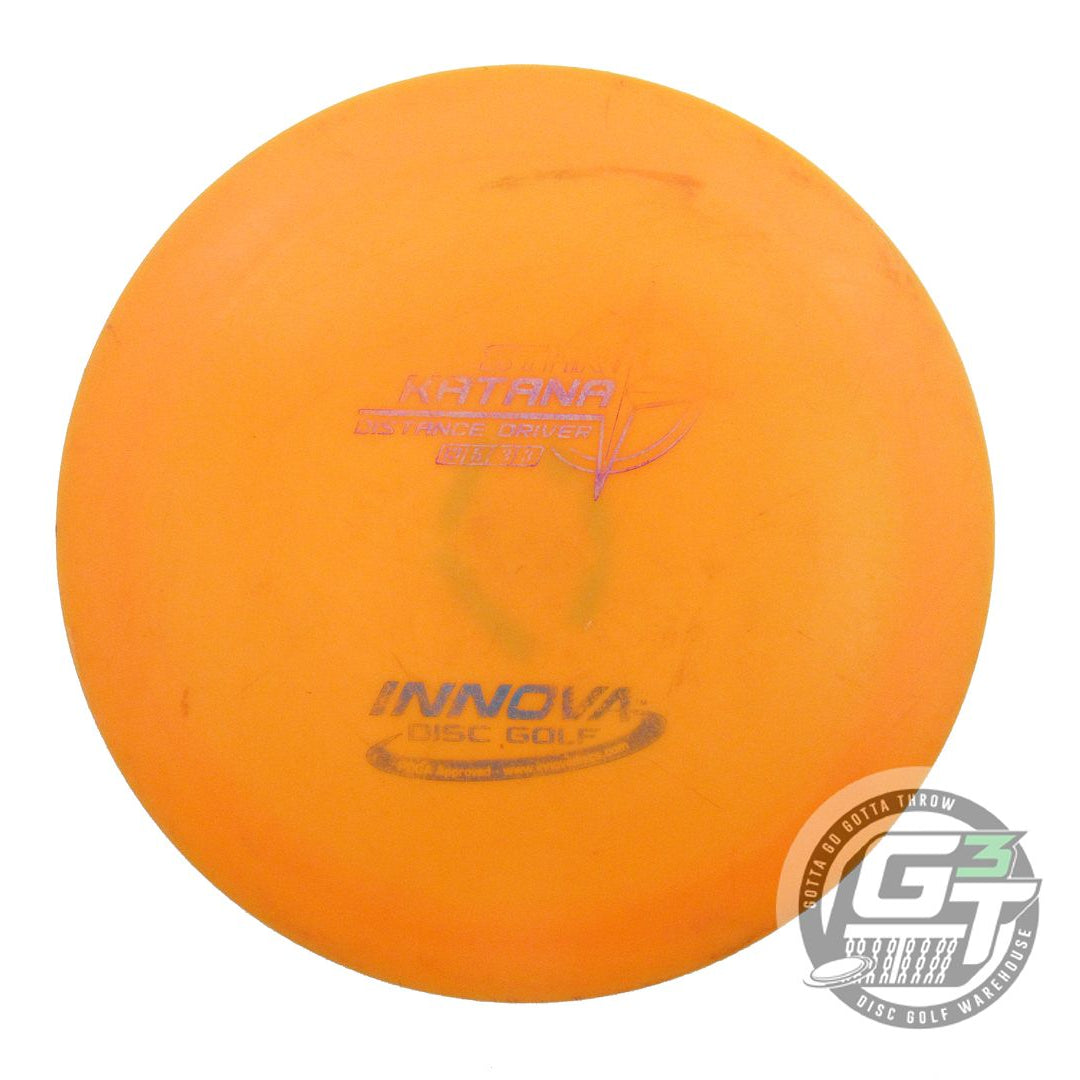 USED Innova Star Katana 173g Orange Lilac & Blue Foil Distance Driver Golf Disc