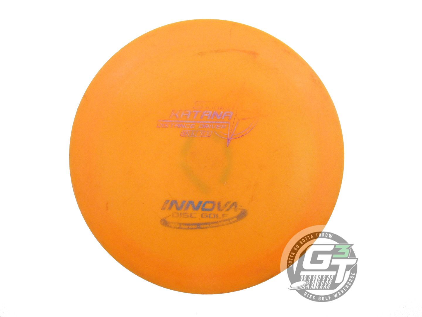 USED Innova Star Katana 173g Orange Lilac & Blue Foil Distance Driver Golf Disc