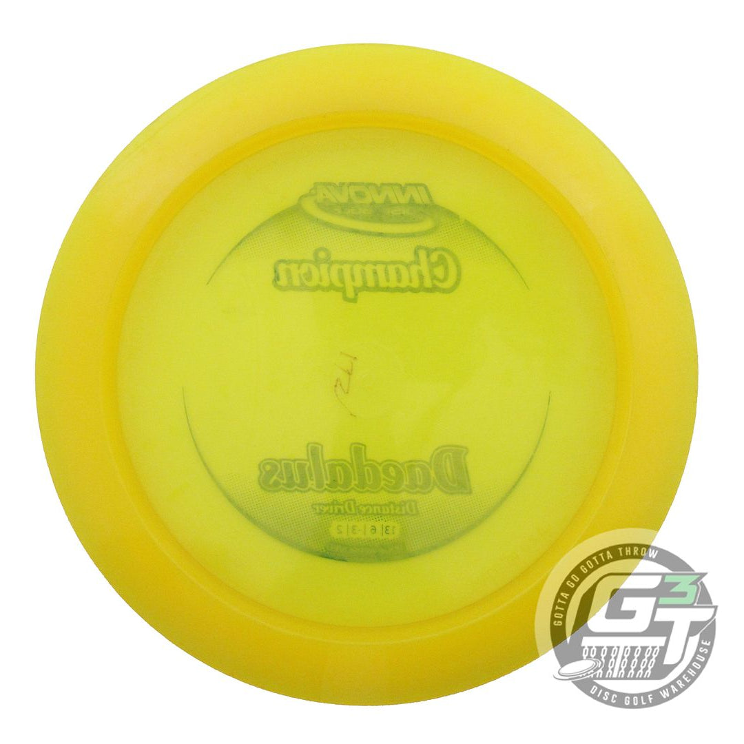 USED Innova Champion Daedalus 172g Marigold Blue Foil Distance Driver Golf Disc