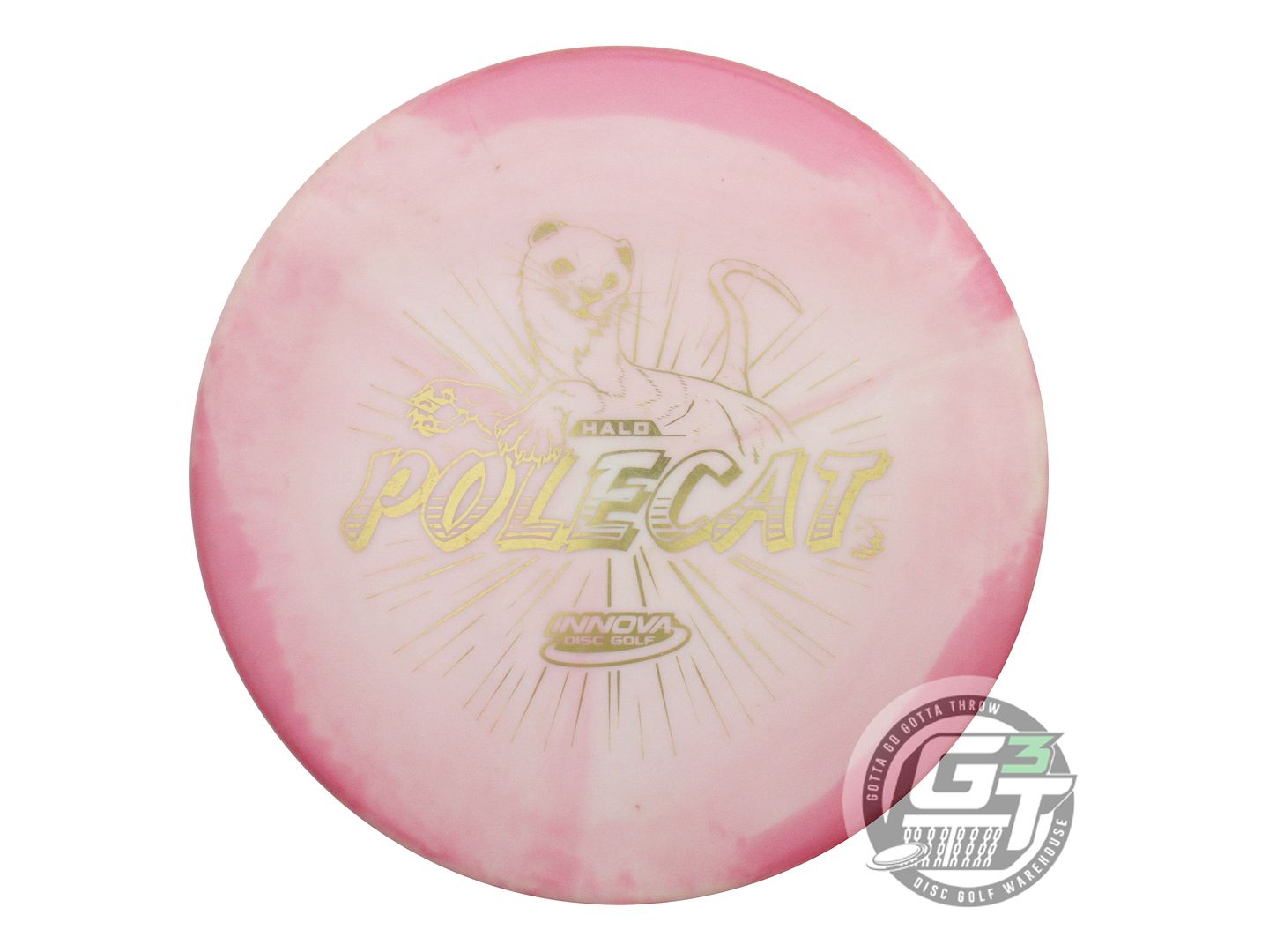 USED Innova Halo Star Polecat 173g Pink-White Putter Golf Disc