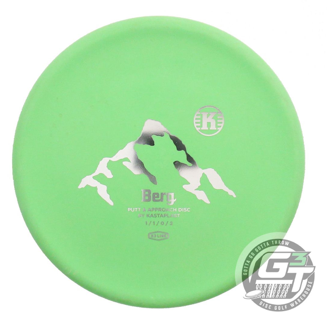 USED Kastaplast K3 Berg 174g Green Silver Foil Putter Golf Disc