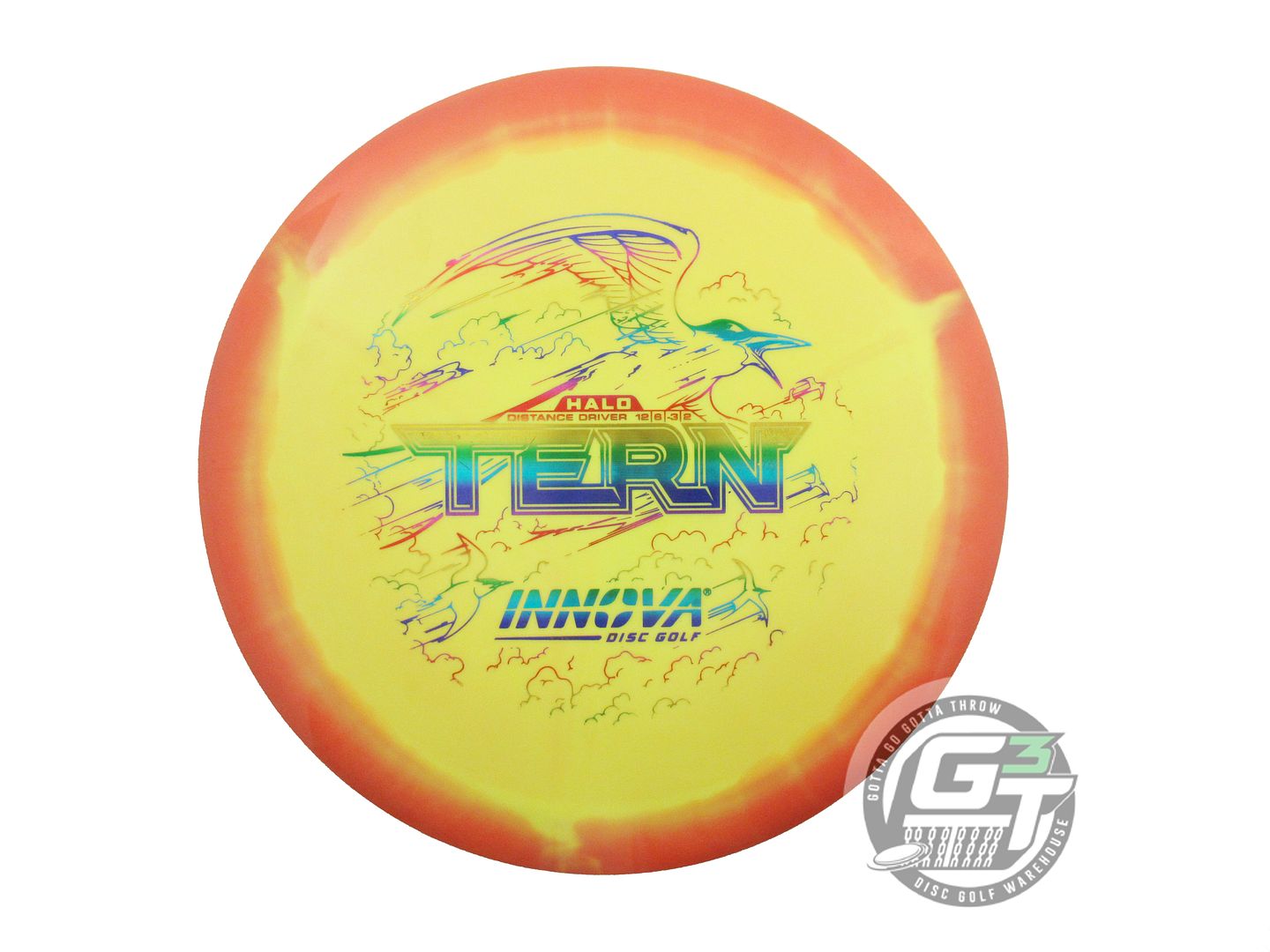 USED Innova Halo Star Tern 174g Orange-Yellow Distance Driver Golf Disc