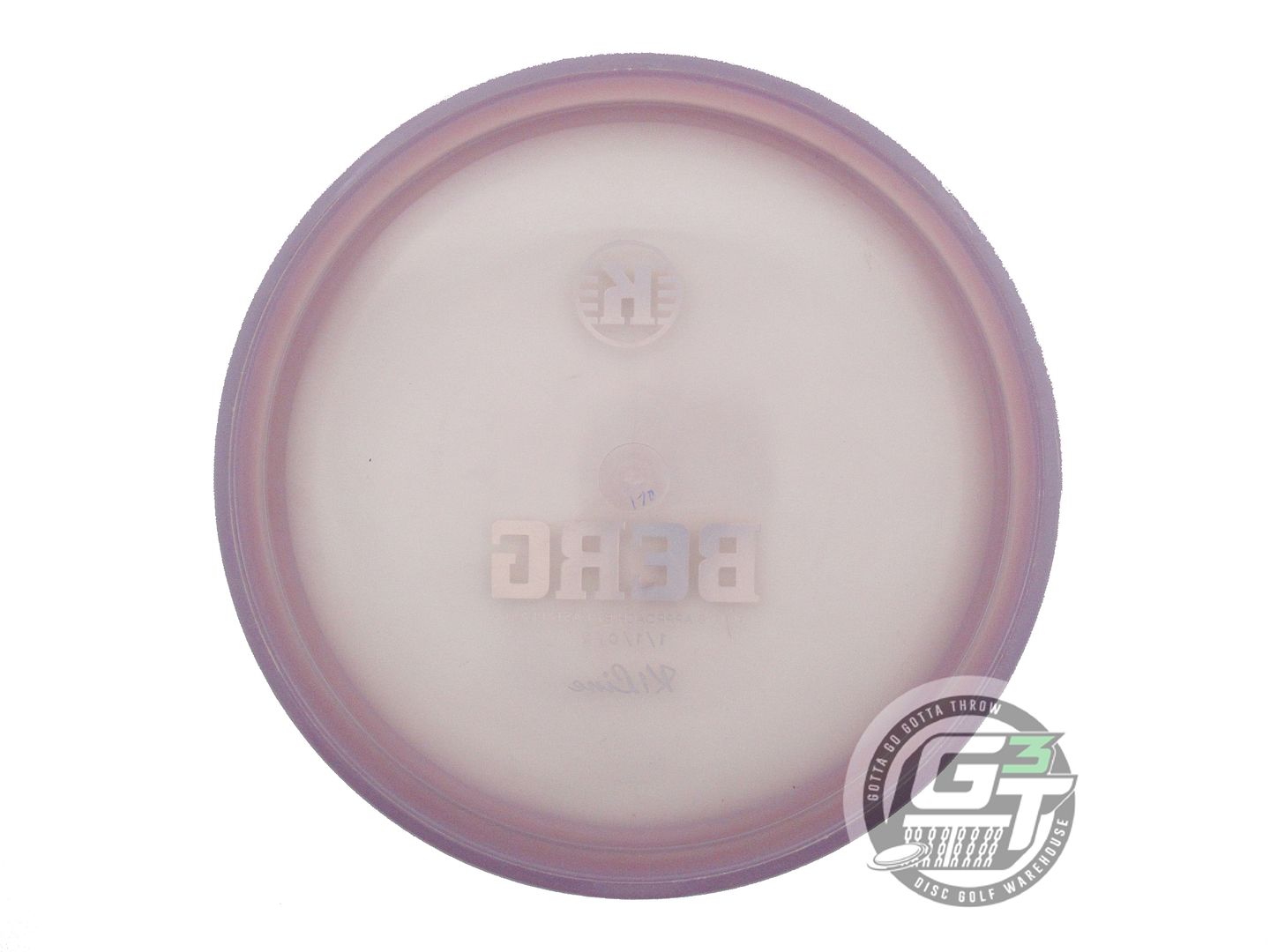 USED Kastaplast K1 Berg 170g Lilac Gold Foil Putter Golf Disc