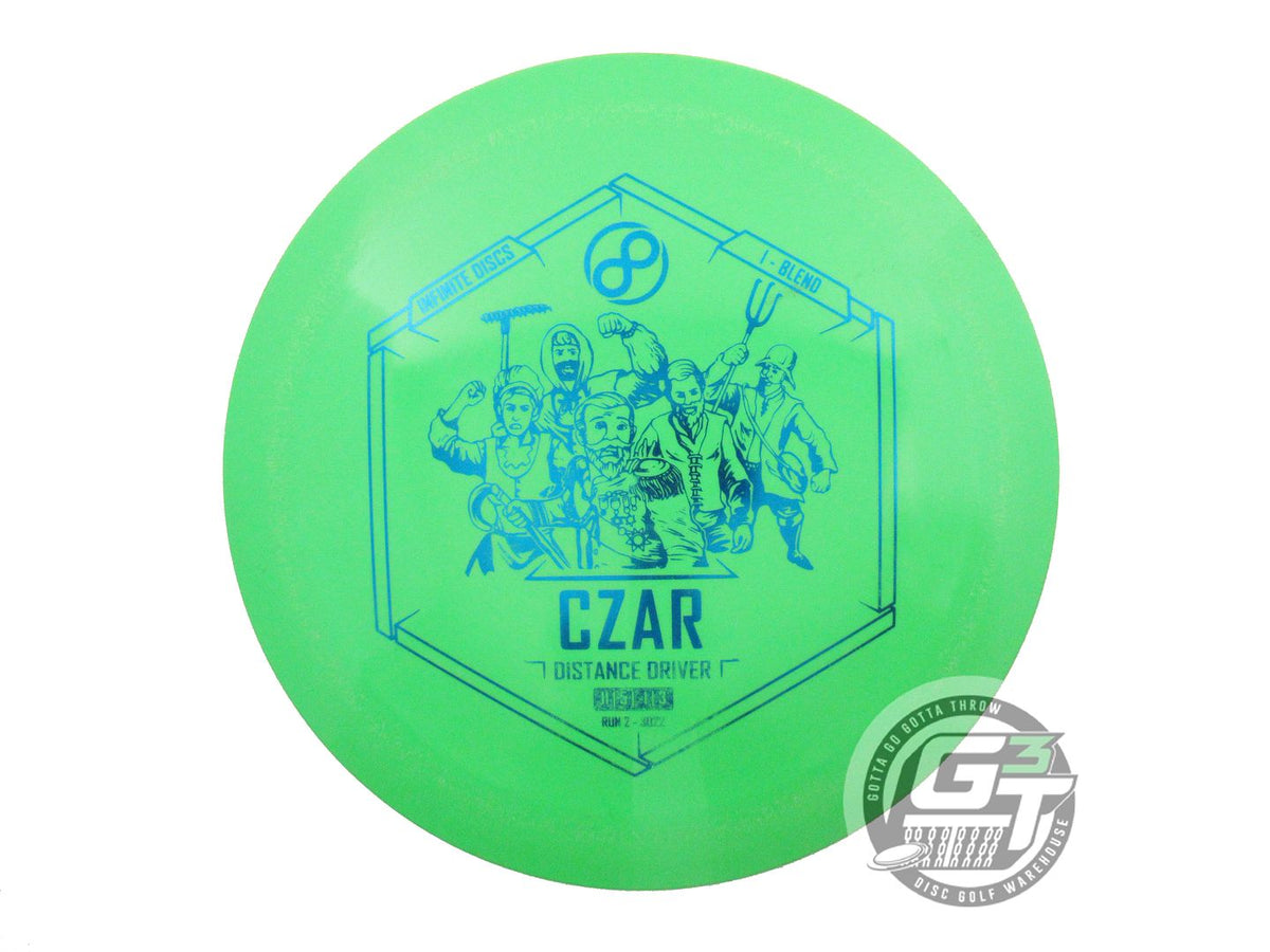USED Infinite I-Blend Czar 175g Green Blue Foil Distance Driver Golf Disc