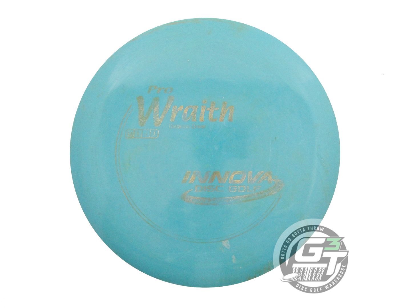 USED Innova Pro Wraith 168g Teal Gold Foil Distance Driver Golf Disc