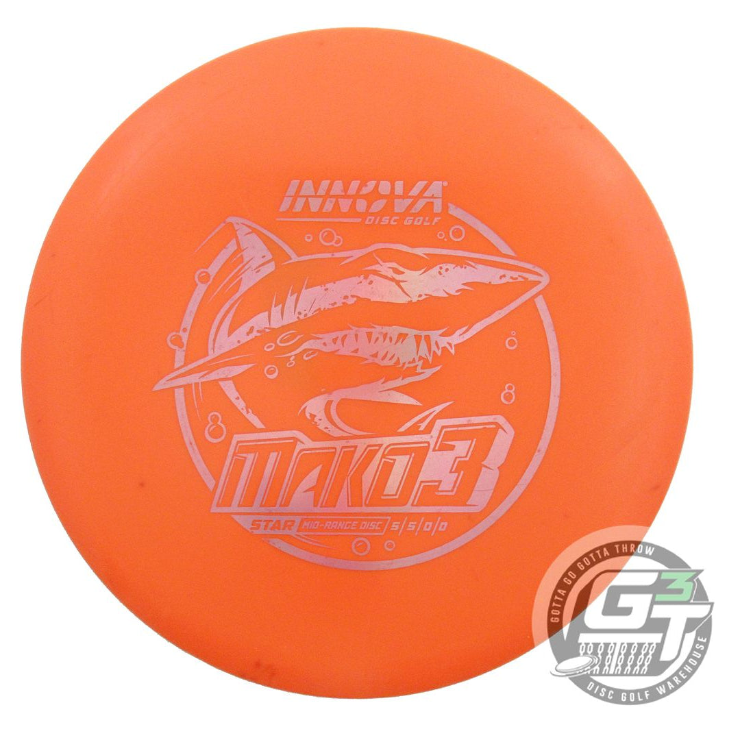 USED Innova Star Mako3 173g Orange Pink Holo Foil Midrange Golf Disc