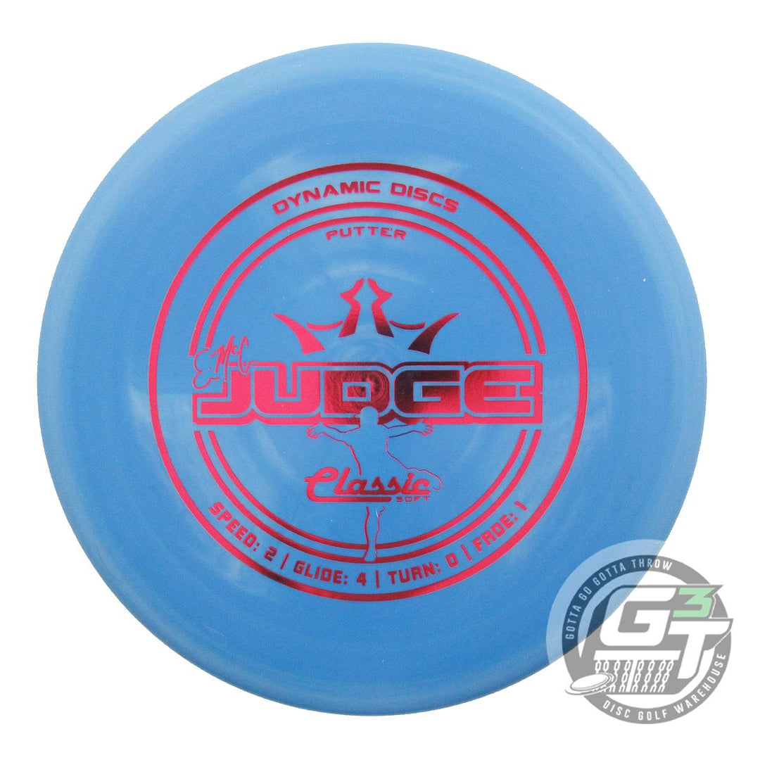 Dynamic Discs Classic Soft EMAC Judge Putter Golf Disc (Individually Listed)