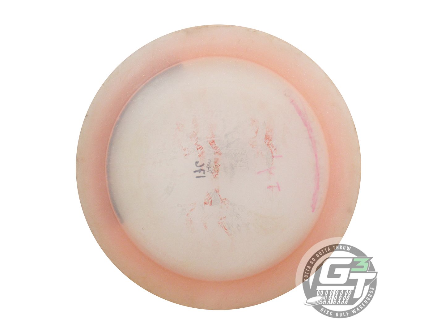 USED Legacy Discs Pinnacle Rampage 176g Pink Wiped Stamp Distance Driver Disc
