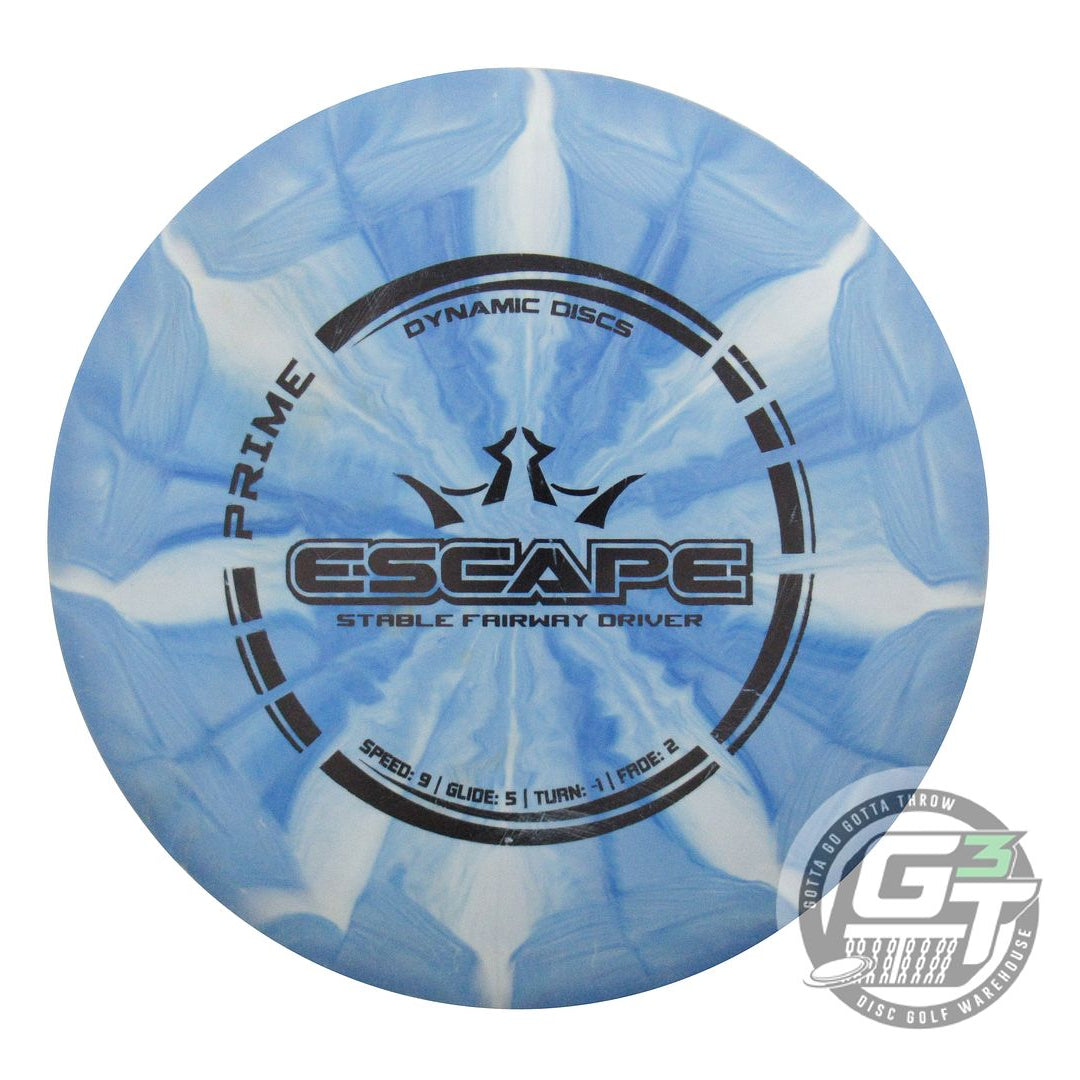 USED Dynamic Discs Prime Burst Escape 173g Blue Black Stamp Fairway Driver Disc