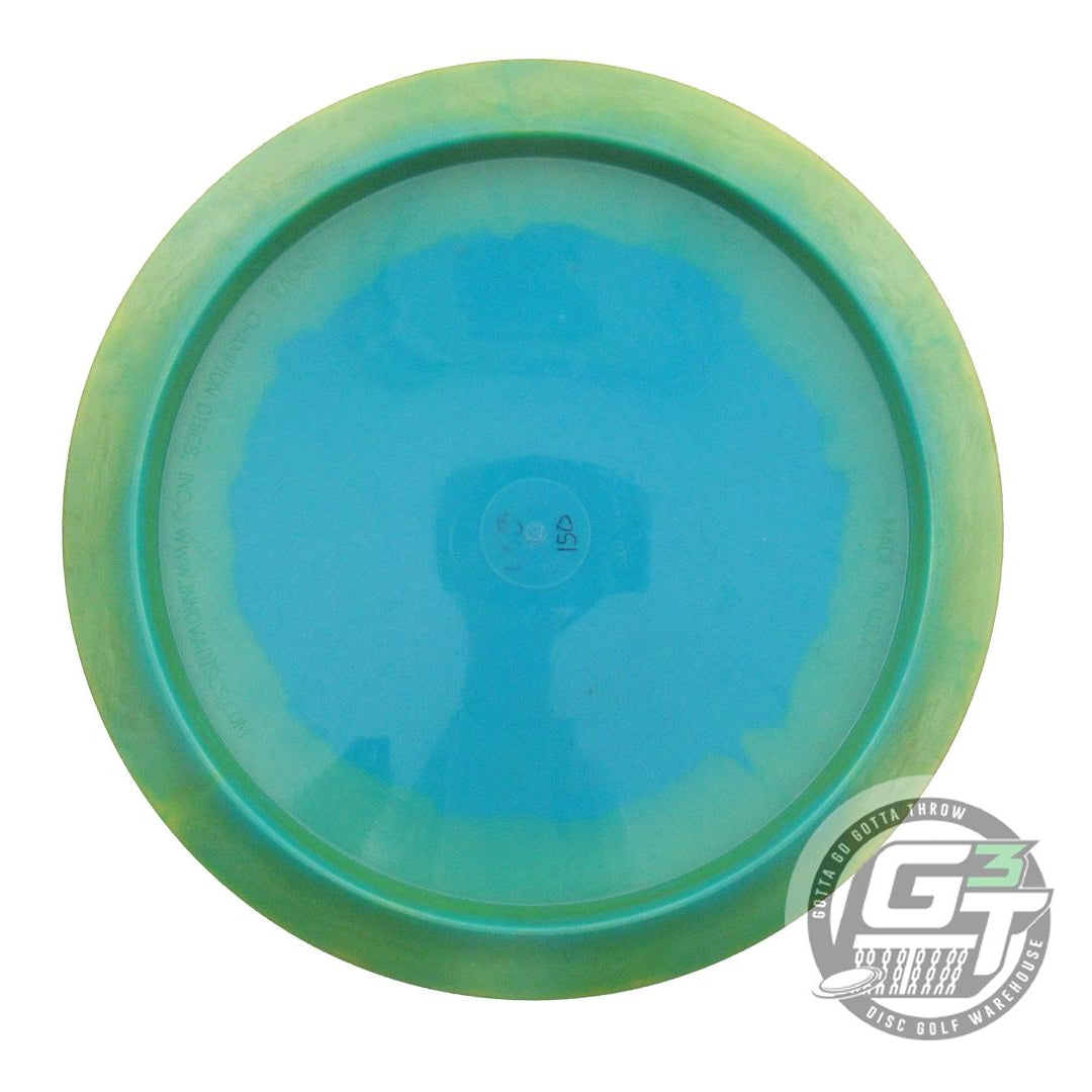 USED Innova Halo Star Sidewinder 150g Lime-Teal Distance Driver Golf Disc