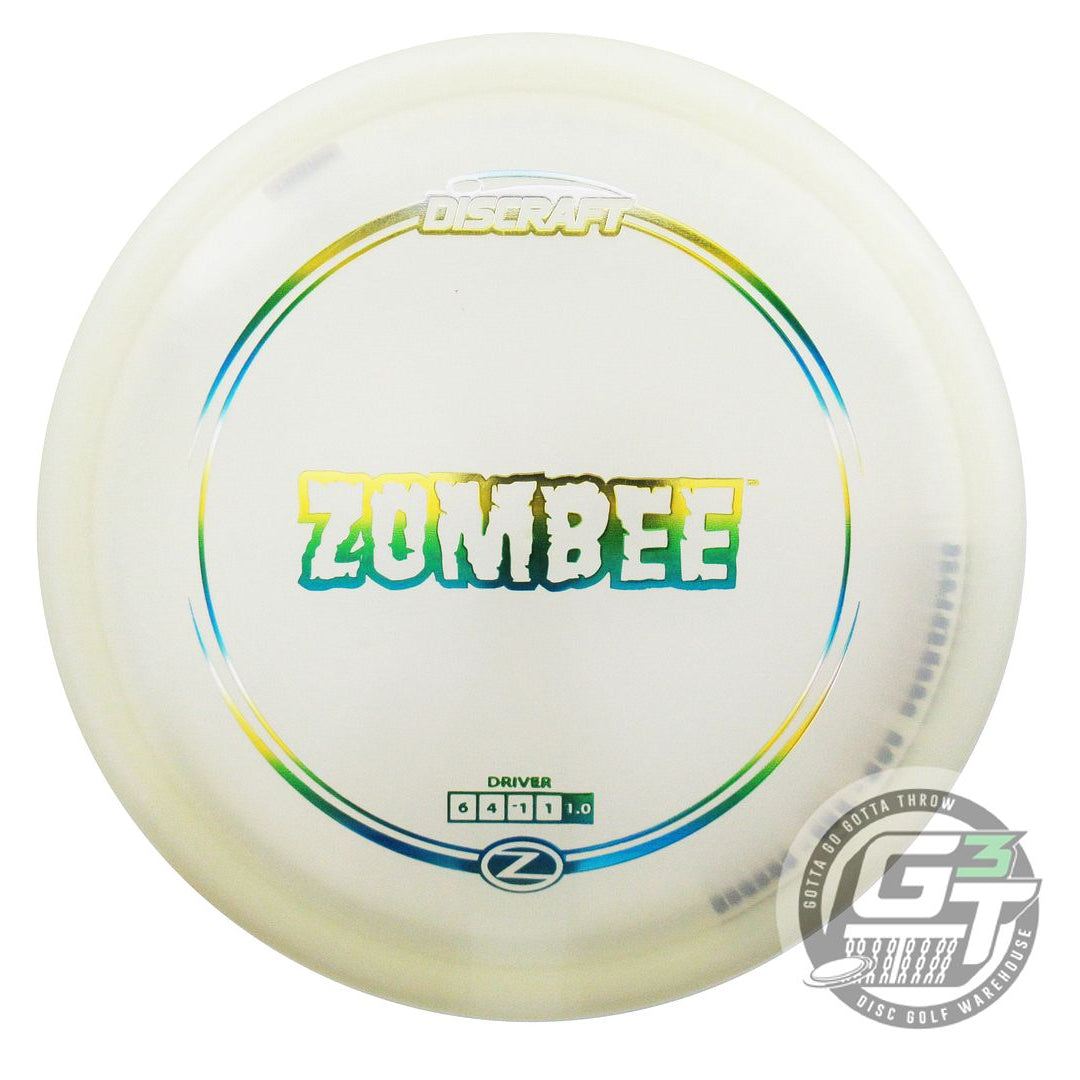 USED Discraft Z Zombee 178g Clear Sunrise Foil Fairway Driver Golf Disc