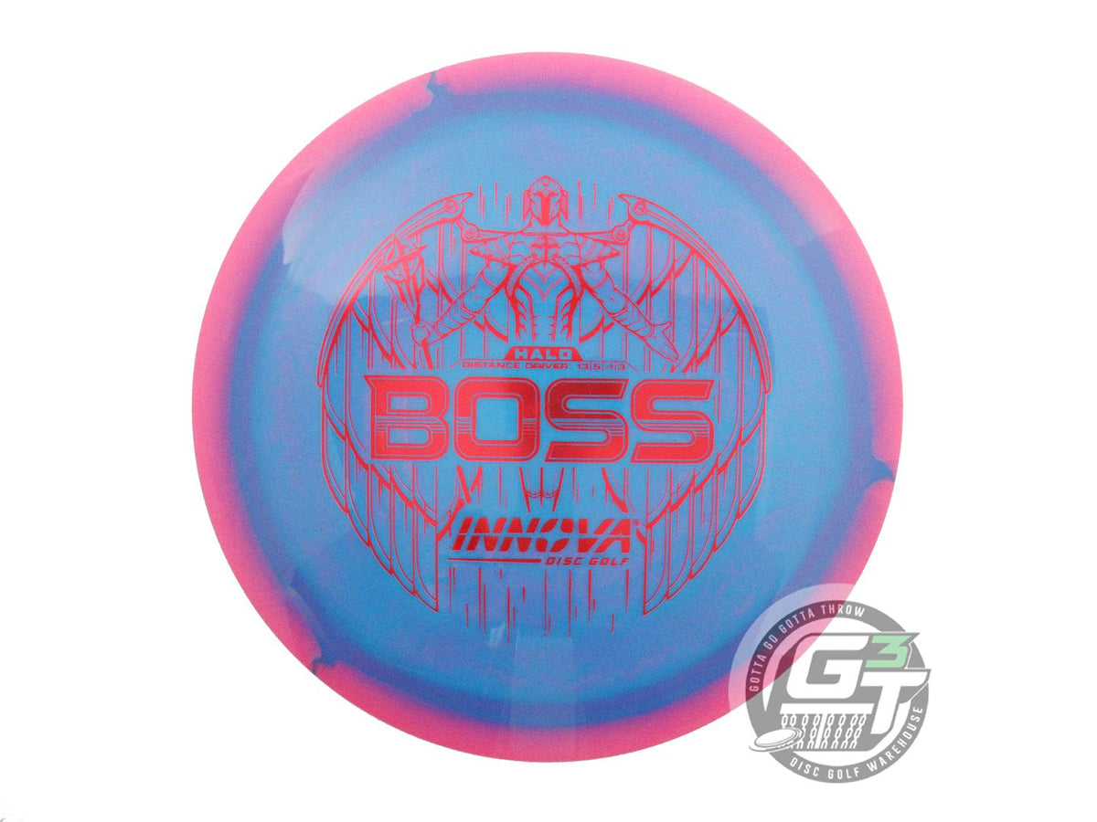 USED Innova Halo Star Boss 171g Pink-Blue Distance Driver Golf Disc