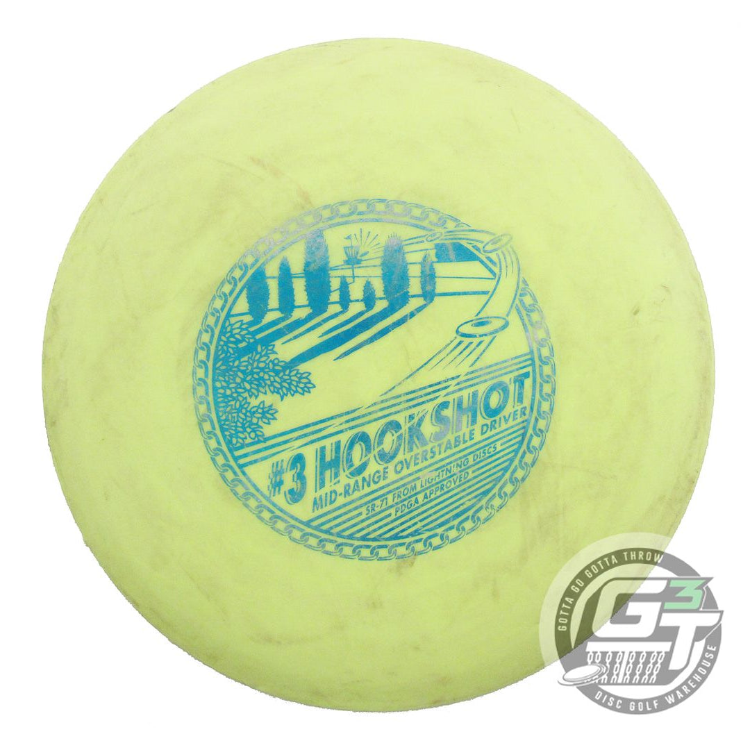 USED Lightning Standard #3 Hookshot 179g Yellow Blue Foil Midrange Golf Disc