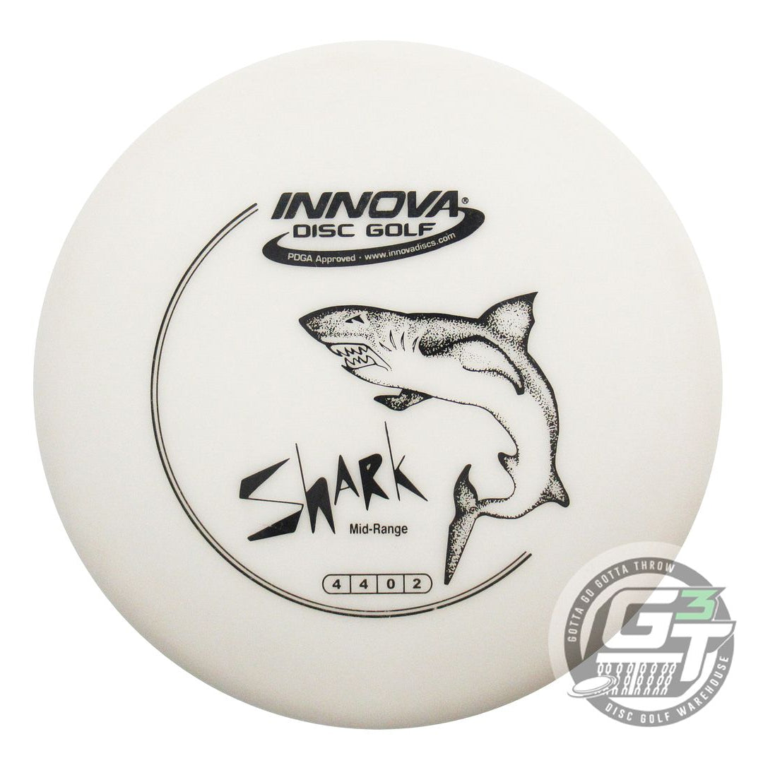 USED Innova DX Shark 143g White Black Stamp Midrange Golf Disc