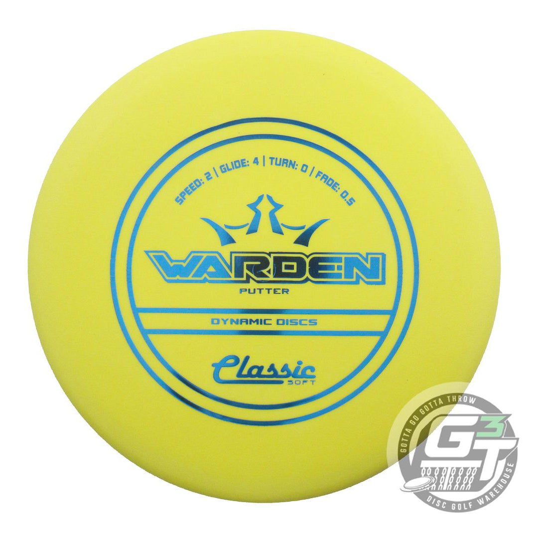 Dynamic Discs Classic Soft Warden Putter Golf Disc (Individually Listed)
