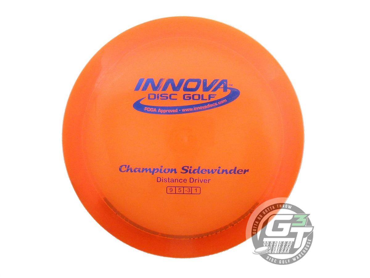 USED Innova Champion Sidewinder 170g Orange Blue Foil Distance Driver Golf Disc