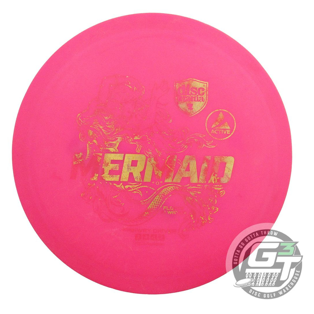 USED DiscMania Active Base Mermaid 157g Pink Gold Foil Fairway Driver Golf Disc