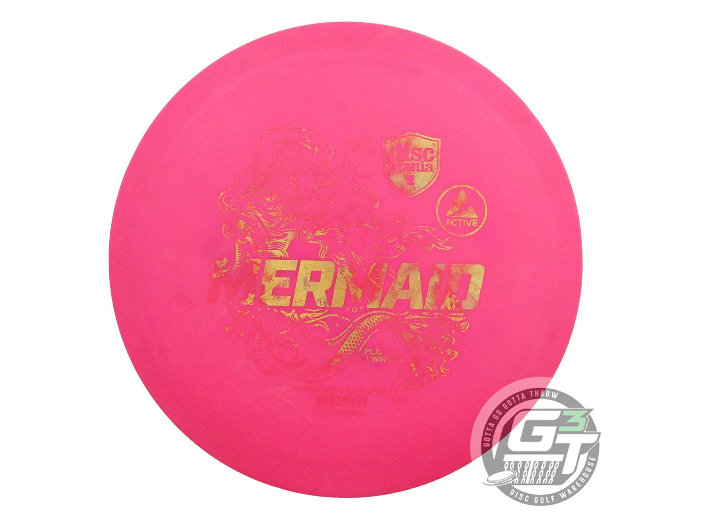 USED DiscMania Active Base Mermaid 157g Pink Gold Foil Fairway Driver Golf Disc