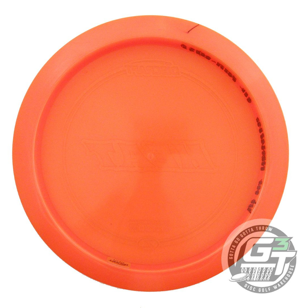 USED Discraft Z Heat 175g Orange Silver Shatter Foil Distance Driver Golf Disc