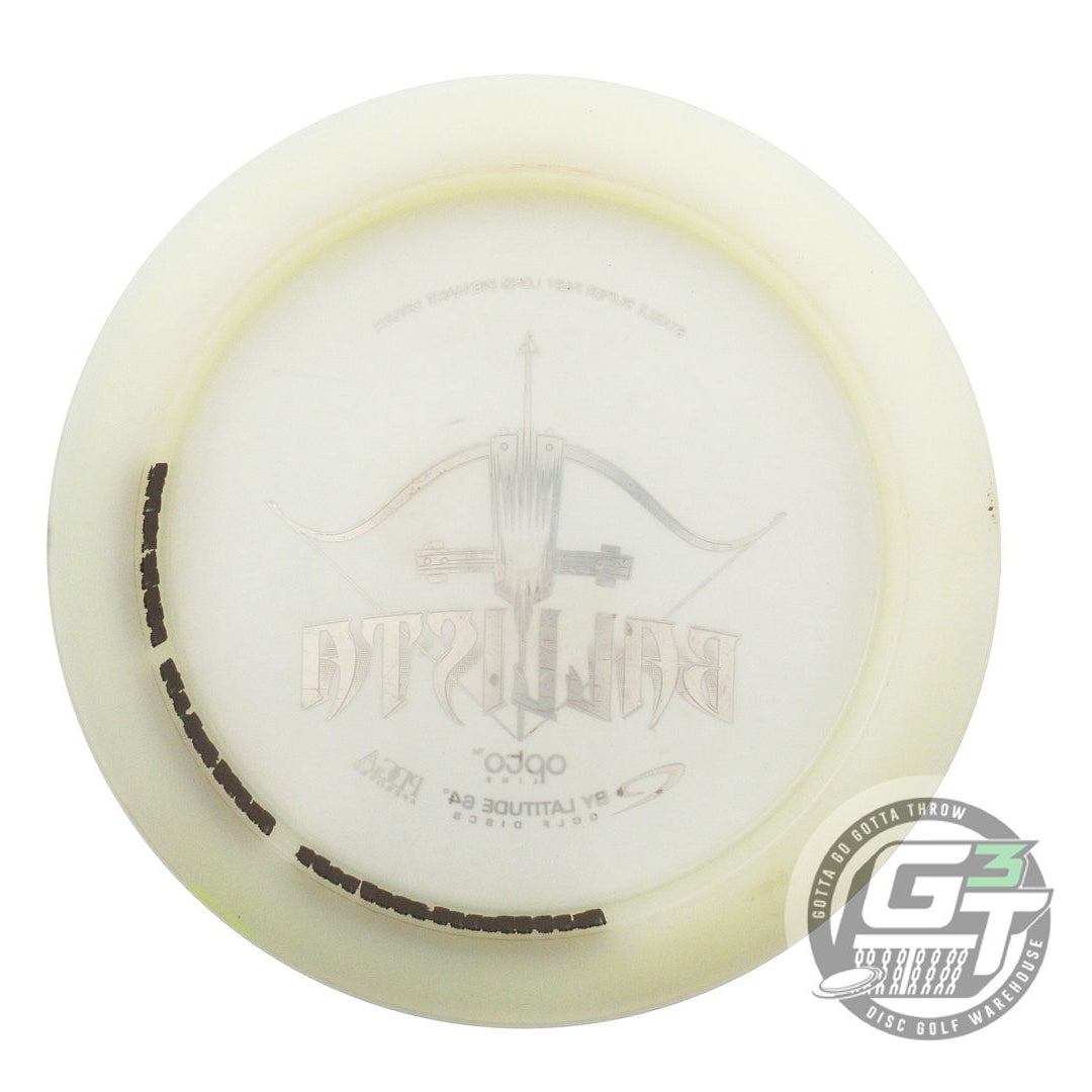 USED Latitude 64 Opto Ballista 174g White Red Foil Distance Driver Golf Disc