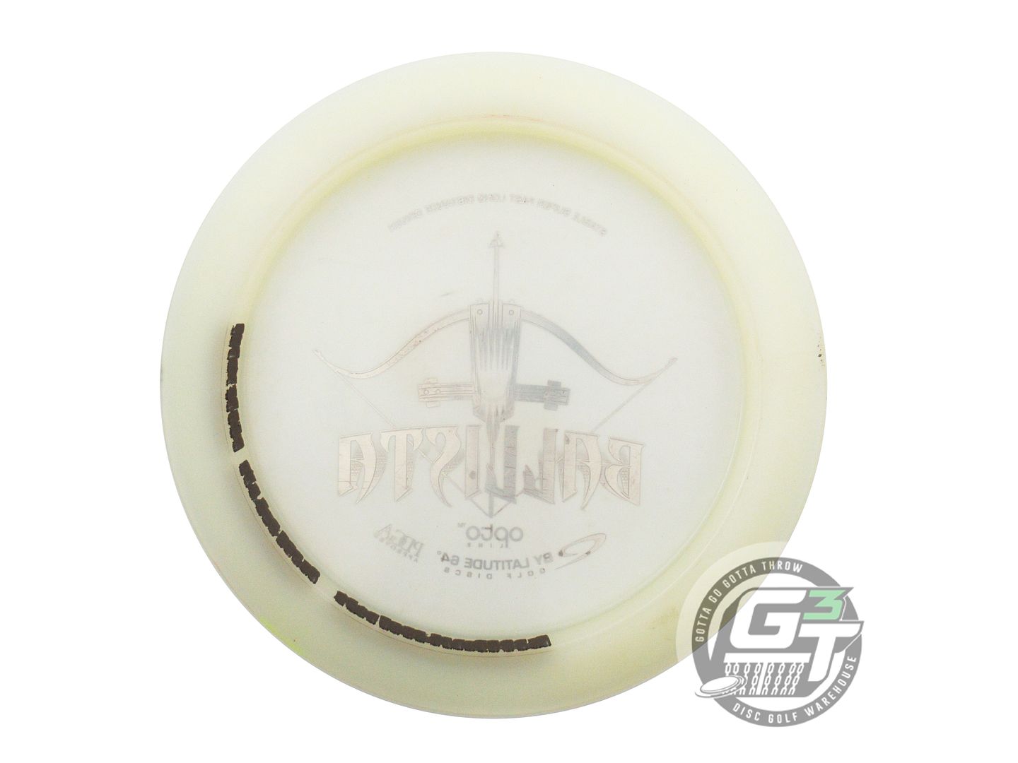 USED Latitude 64 Opto Ballista 174g White Red Foil Distance Driver Golf Disc