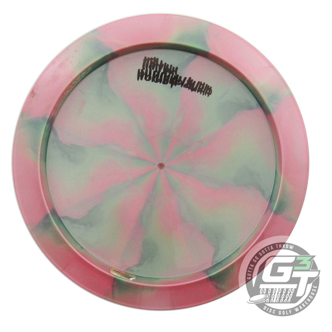 USED Discraft Titanium Venom 168g Pink-Green Distance Driver Golf Disc