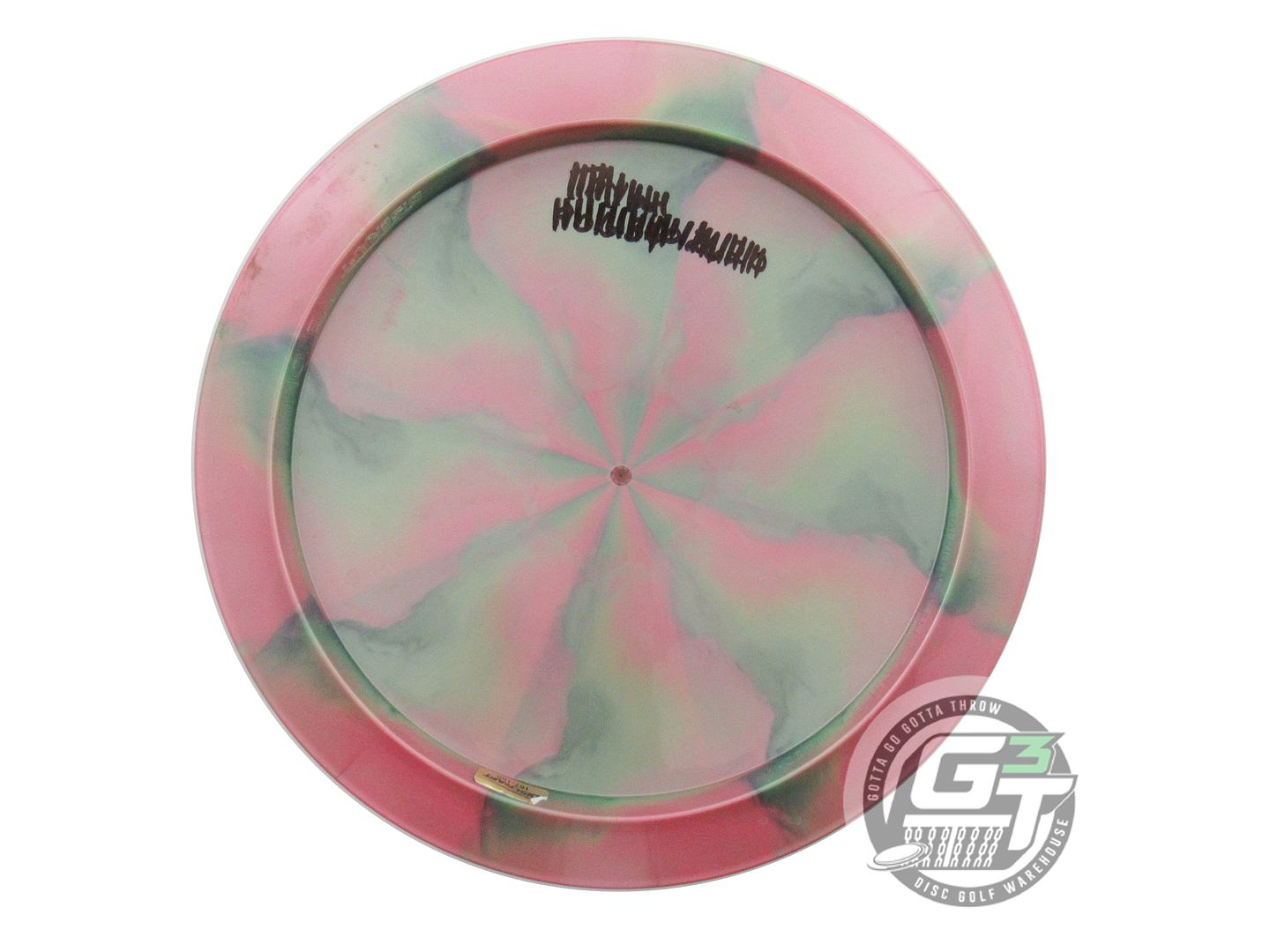 USED Discraft Titanium Venom 168g Pink-Green Distance Driver Golf Disc