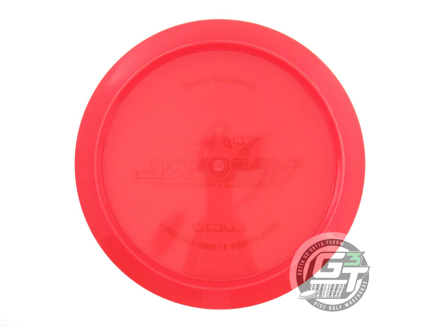 USED Dynamic Discs Lucid Vandal 174g Red Teal Foil Distance Driver Golf Disc