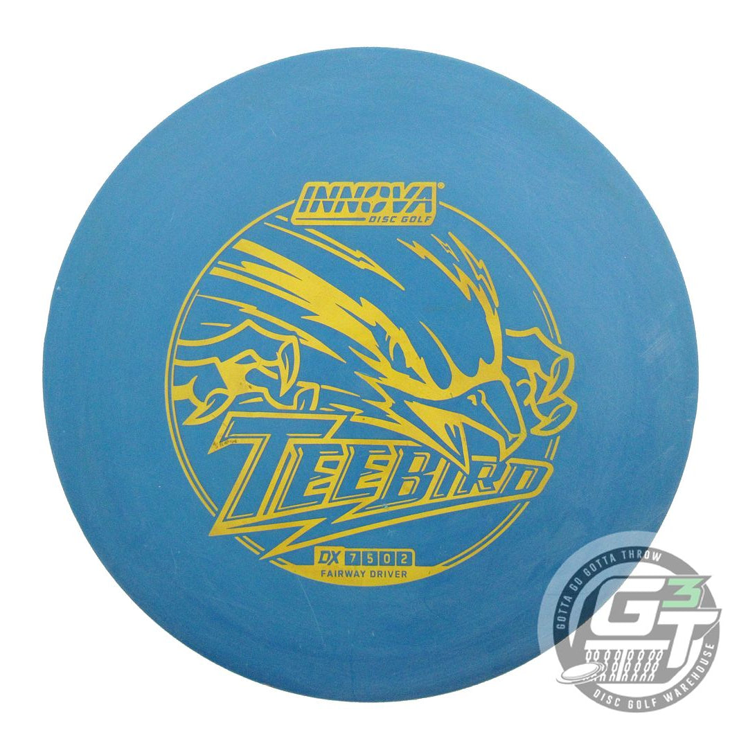 USED Innova DX Teebird 174g Blue Yellow Stamp Fairway Driver Golf Disc