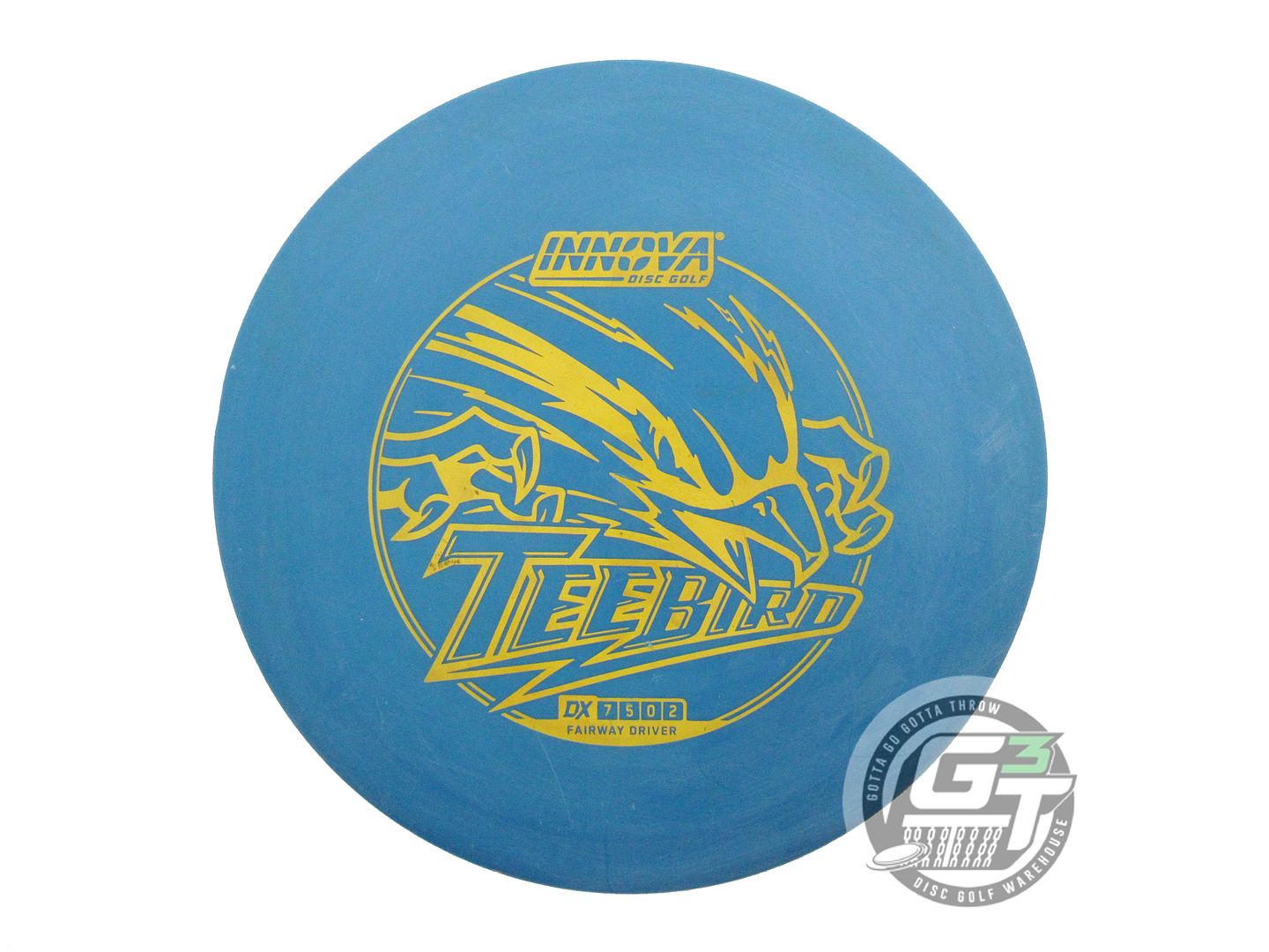USED Innova DX Teebird 174g Blue Yellow Stamp Fairway Driver Golf Disc